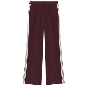 Mint Velvet Burgundy Contrast Side Stripe Trousers